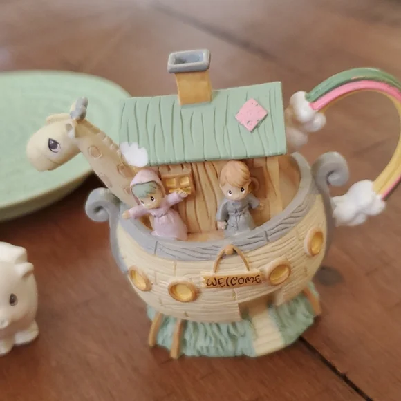 1996 Precious Moments Noah's Ark Tea Set - Picture 12 of 17